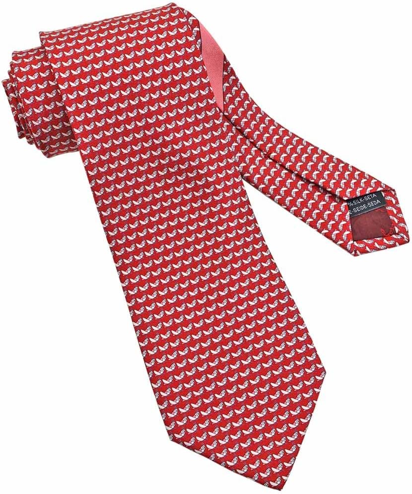 エルメス HERMES シルクツイルタイ カンカイユリ・シャッフル ブルー系